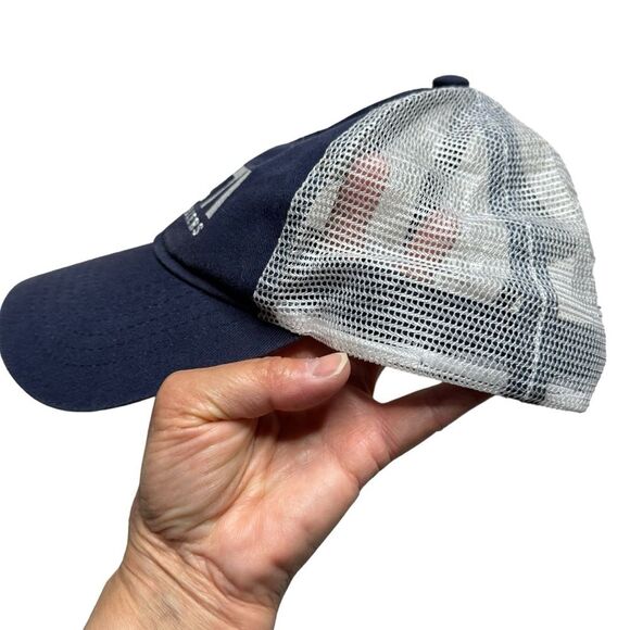 Yeti Cooler Hat Cap Trucker Mesh Strap Back Adjustable Blue Outdoor - Picture 2 of 5